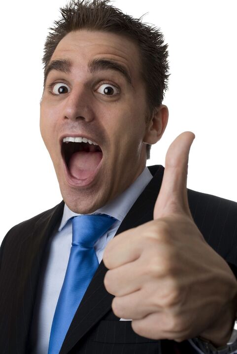 Man is satisfied with penis enlargement methods
