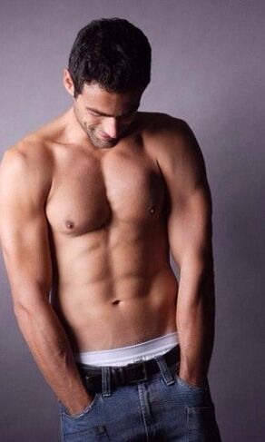 handsome male torso